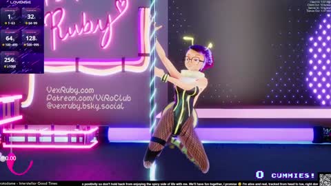 Snapshot of vexruby chatting on 01-03-25, 01:05 Vex Ruby online show from 01-03-25, 01:05