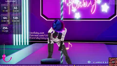 Snapshot of vexruby chatting on 10-26-25, 12:16 Vex Ruby online show from 10-26-25, 12:16