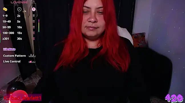 Snapshot of bad_scarlett1 chatting on 03-16-25, 11:36 bad scarlett1 online show from 03-16-25, 11:36