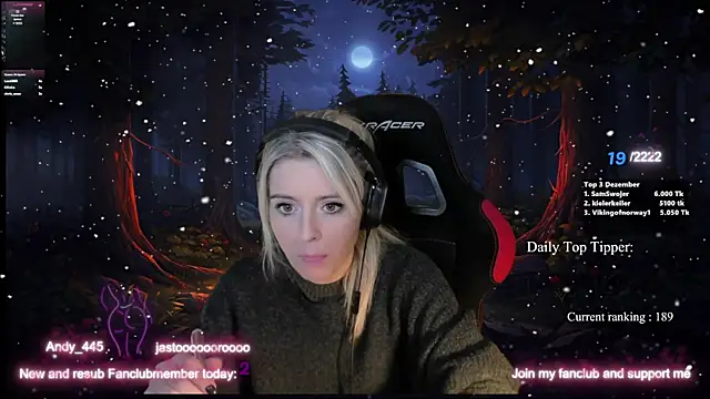 Lisaonthemoon online show from 12-18-24, 01:59