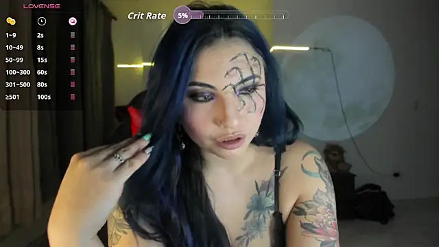 black wiidow online show from 10-14-25, 03:18