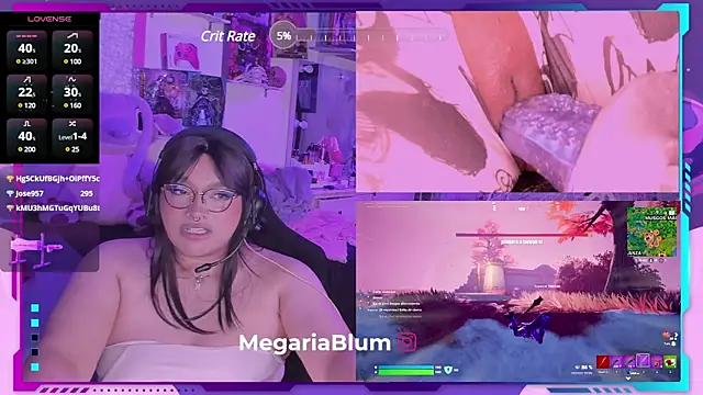Snapshot of MegariaB chatting on 02-01-25, 06:54 MegariaB online show from 02-01-25, 06:54