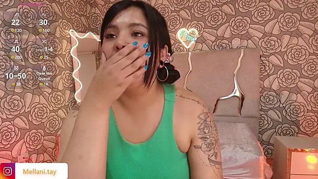 Snapshot of Mellani_tay chatting on 03-05-25, 06:23 Mellani tay online show from 03-05-25, 06:23