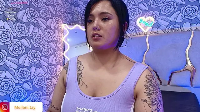 Snapshot of Mellani_tay chatting on 03-07-25, 09:51 Mellani tay online show from 03-07-25, 09:51