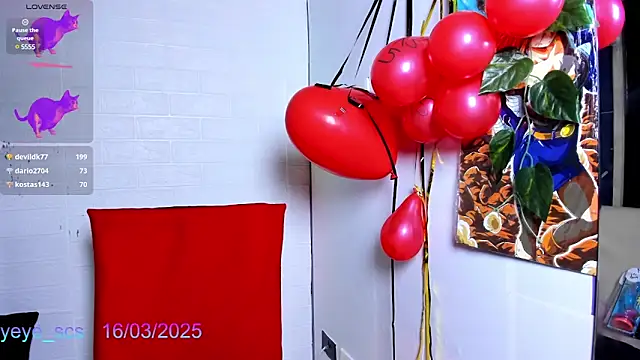 Snapshot of Yeye_scs chatting on 03-16-25, 03:17 Yeye scs online show from 03-16-25, 03:17