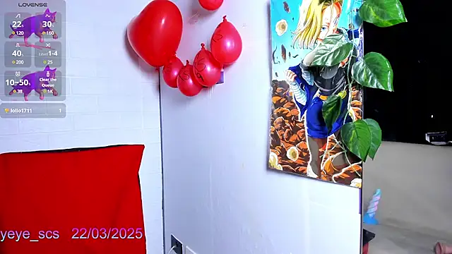 Snapshot of Yeye_scs chatting on 03-22-25, 03:42 Yeye scs online show from 03-22-25, 03:42