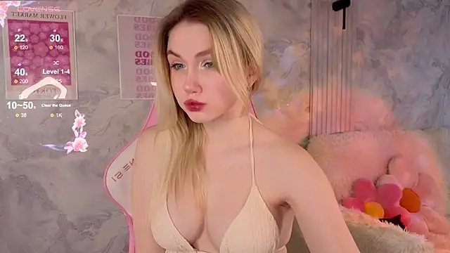 angel with flowers online show from 04-18-26, 04:49