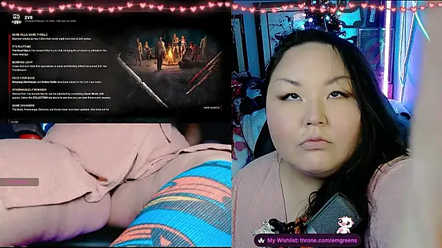 Snapshot of EmGreens chatting on 02-12-26, 03:45 EmGreens online show from 02-12-26, 03:45