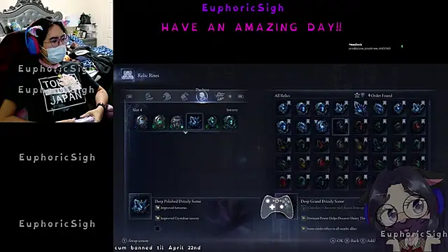 EuphoricSigh online show from 04-20-26, 05:05