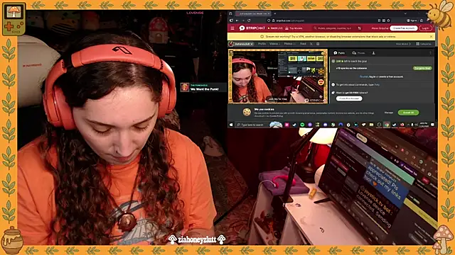 ziahoneyzlutt online show from 11-21-25, 12:10