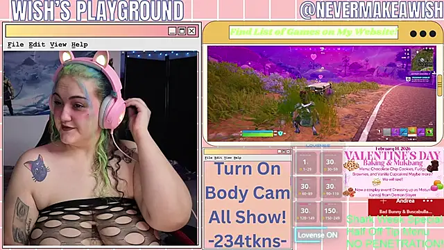 nevermakeawish online show from 02-12-26, 04:46