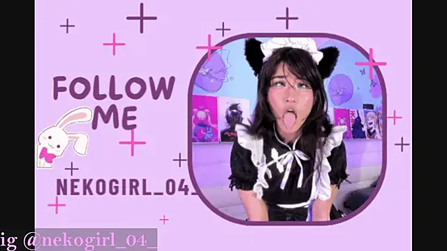 Snapshot of Nekogirl_04 chatting on 04-18-26, 05:55 Nekogirl 04 online show from 04-18-26, 05:55