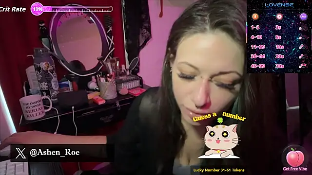 AshenRoe online show from 03-07-26, 03:09