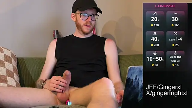 Snapshot of Gingerxl8 chatting on 06-14-26, 01:47 Gingerxl8 online show from 06-14-26, 01:47