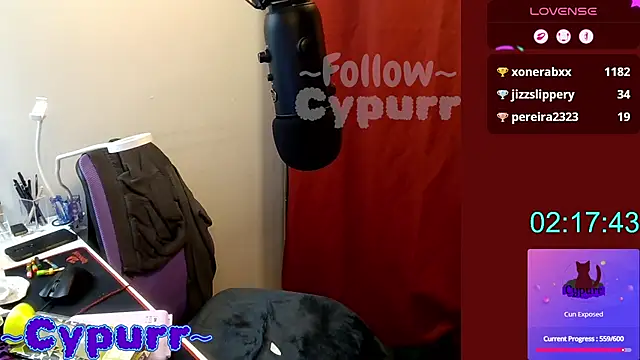 Snapshot of Cypurr chatting on 04-21-26, 01:42 Cypurr online show from 04-21-26, 01:42