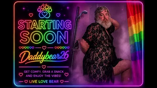 Snapshot of Daddybear26 chatting on 06-15-26, 05:15 Daddybear26 online show from 06-15-26, 05:15