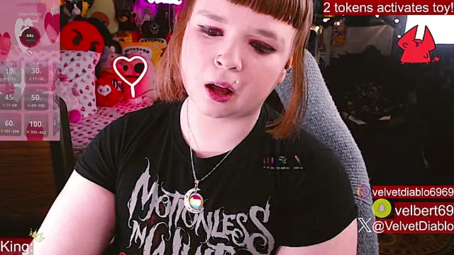 Snapshot of VelvetDiablo chatting on 02-18-26, 12:50 VelvetDiablo online show from 02-18-26, 12:50