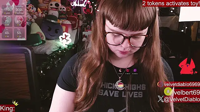 Snapshot of VelvetDiablo chatting on 02-24-26, 01:25 VelvetDiablo online show from 02-24-26, 01:25