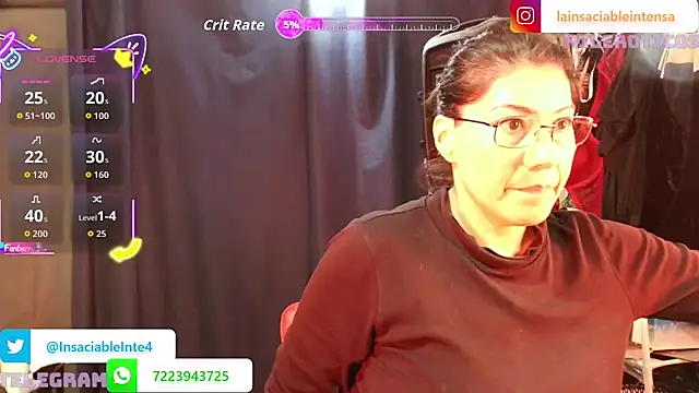 LaInsaciableIntensa online show from 05-17-26, 12:08