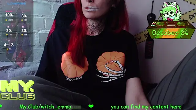 Witch Emma online show from 10-24-25, 08:27