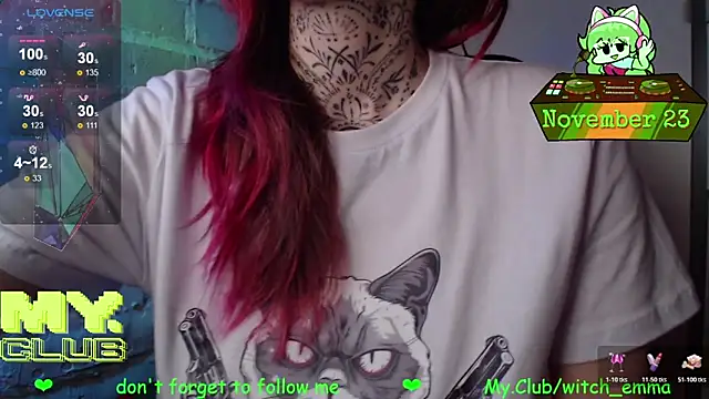 Witch Emma online show from 11-23-25, 06:41