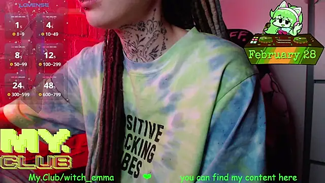 Witch Emma online show from 02-28-26, 08:48