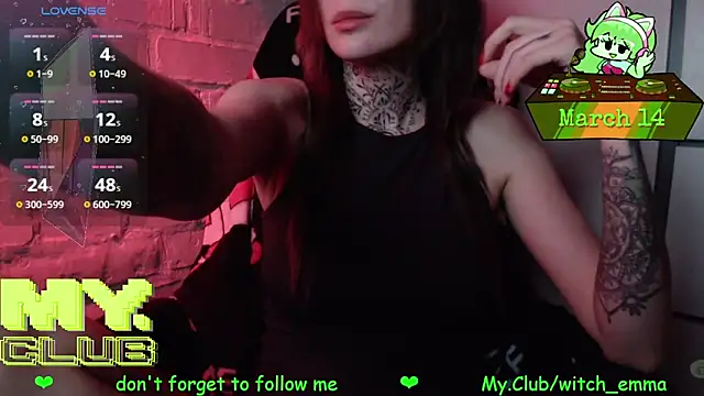 Witch Emma online show from 03-14-26, 08:36
